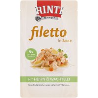 RINTI Filetto in Jelly Frischebeutel Huhn & Wachtelei