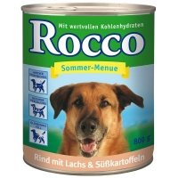 Rocco Sommer-Menue Rind mit Lachs Süßkartoffeln