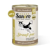 Sanoro 100% Muskelfleisch vom Strauß, salzfrei