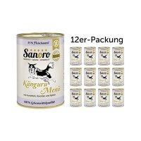 Sanoro Känguru Menü mit Kartoffeln, Karotten und Äpfeln