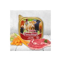 Schecker DOGREFORM Fleischtopf-Schälchen-Menü mit Kalbfleisch, Gemüse & Reis