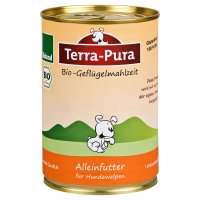 Terra-Pura Bio-Geflügelmahlzeit für Welpen