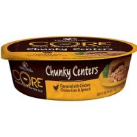 Wellness Core Chunky Centers mit Hühnerfleisch, Hühnerleber & Spinat