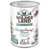 Wildes Land Wintercharity Menü mit Gans, Pute und Wildkräutern