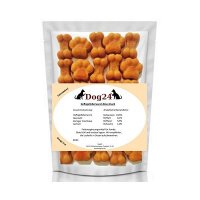 AllergicoPet Geflügelleberwurst Käse Snack Pfoten Knochenform