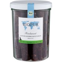 BIOPUR Rinderwurst 100% Bio Rindmuskelfleisch