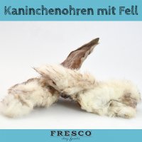 FRESCO Kaninchenohren mit Fell