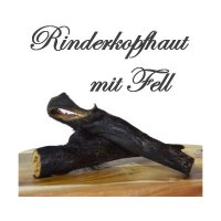 Frostfutter Nordloh Rinderkopfhaut mit Fell