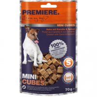 Premiere Mini Cubes Huhn mit Karotte & Spinat