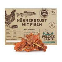 Wildes Land Hühnerbrust mit Fisch