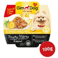 GimDog Little Darling Fruity Menu Ragout Thunfisch, Ananas und Gemüse