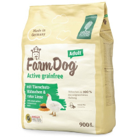 Green Petfood Farmdog Active grainfree Adult mit Tierschutz-Hühnchen & roter Linse