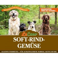 LuCano Soft Dog Plus Rind - Gemüse