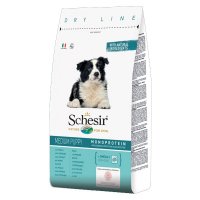 Schesier Medium Puppy mit Huhn