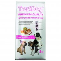 TropiDog Premium Junior Large Breeds Turkey & Rice